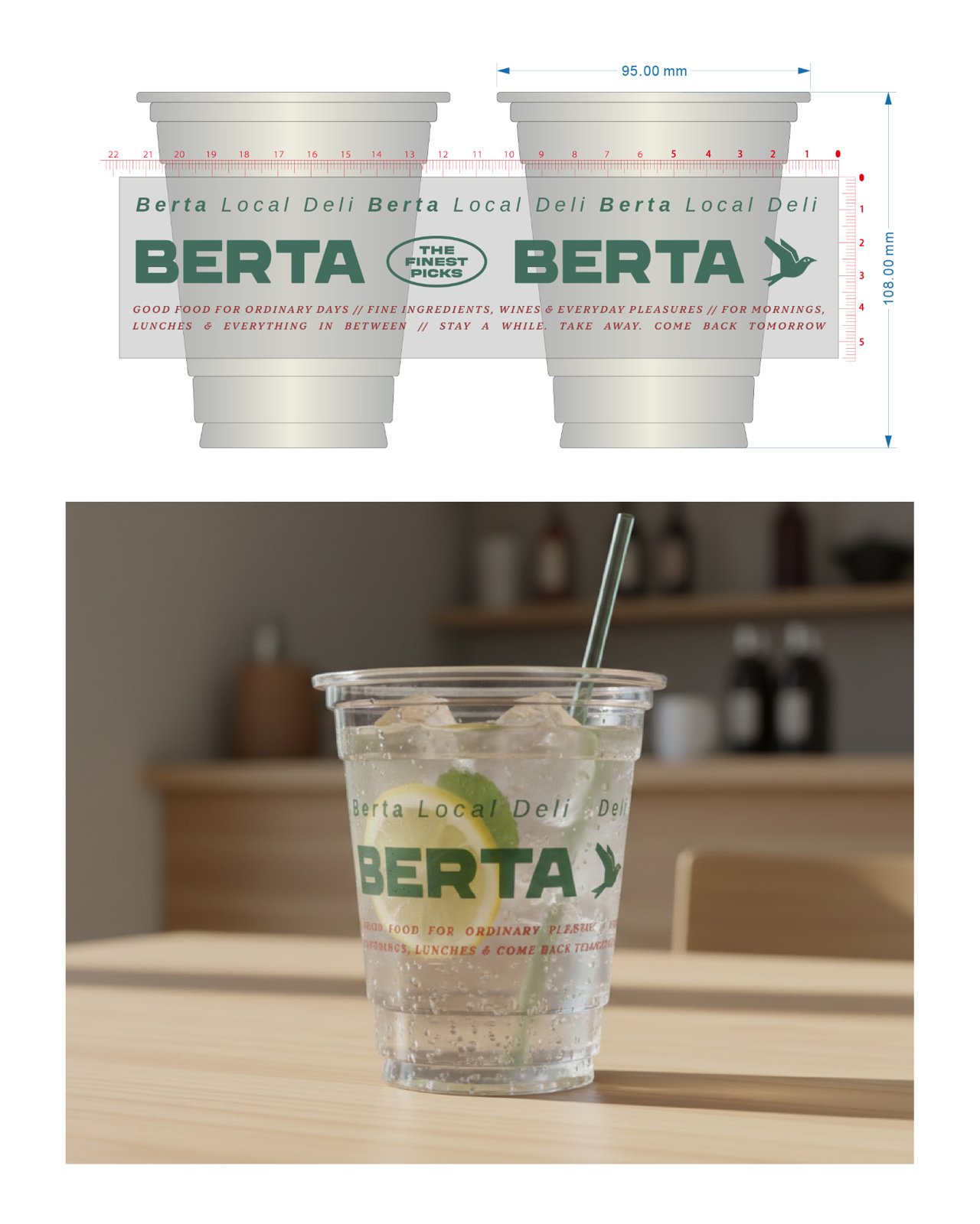 Berta — Café & Local Deli, image 3 by Miss Lee Design